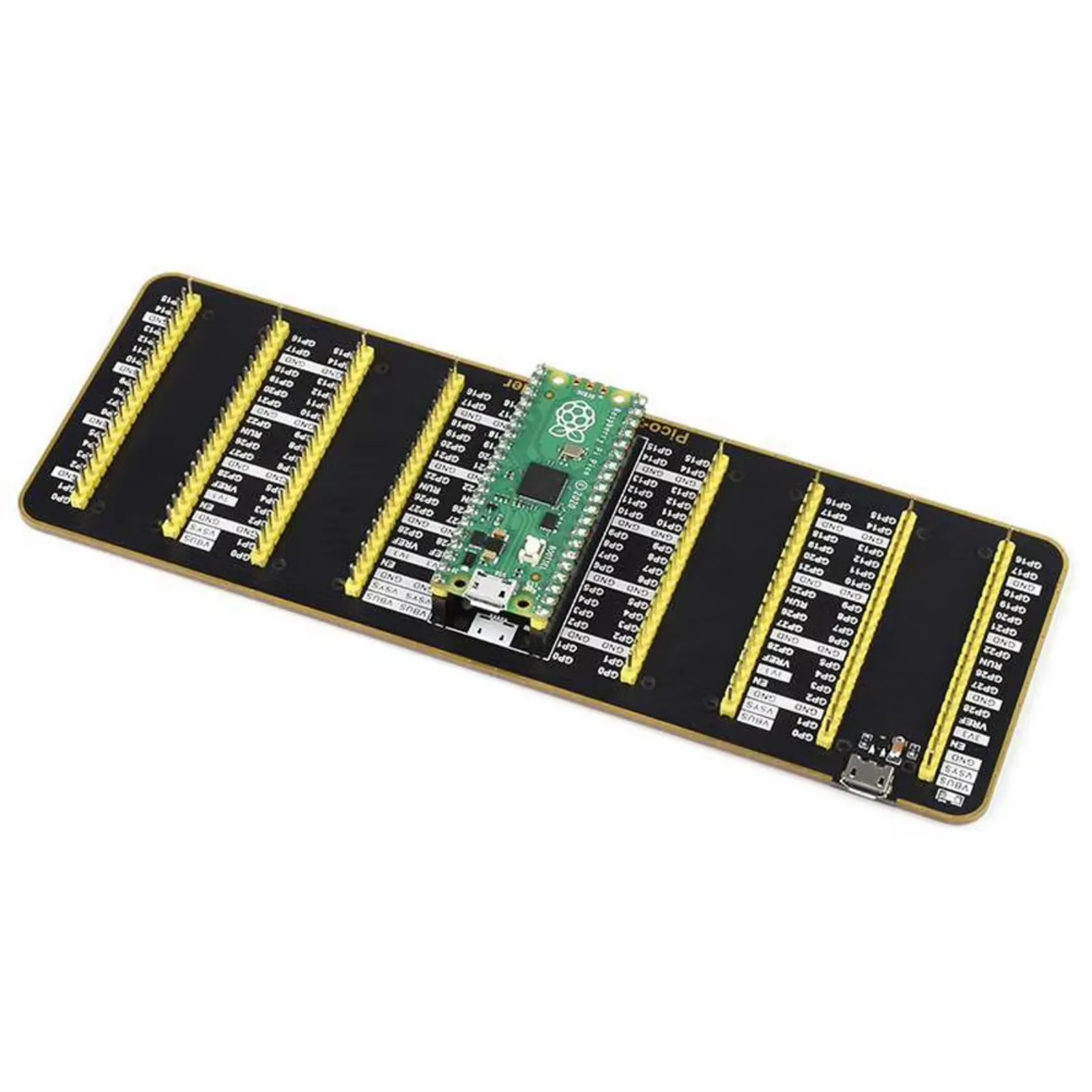 Waveshare Quad Расширитель GPIO Четыре набора разъемов USB-разъема питания для Raspberry Pi Pico