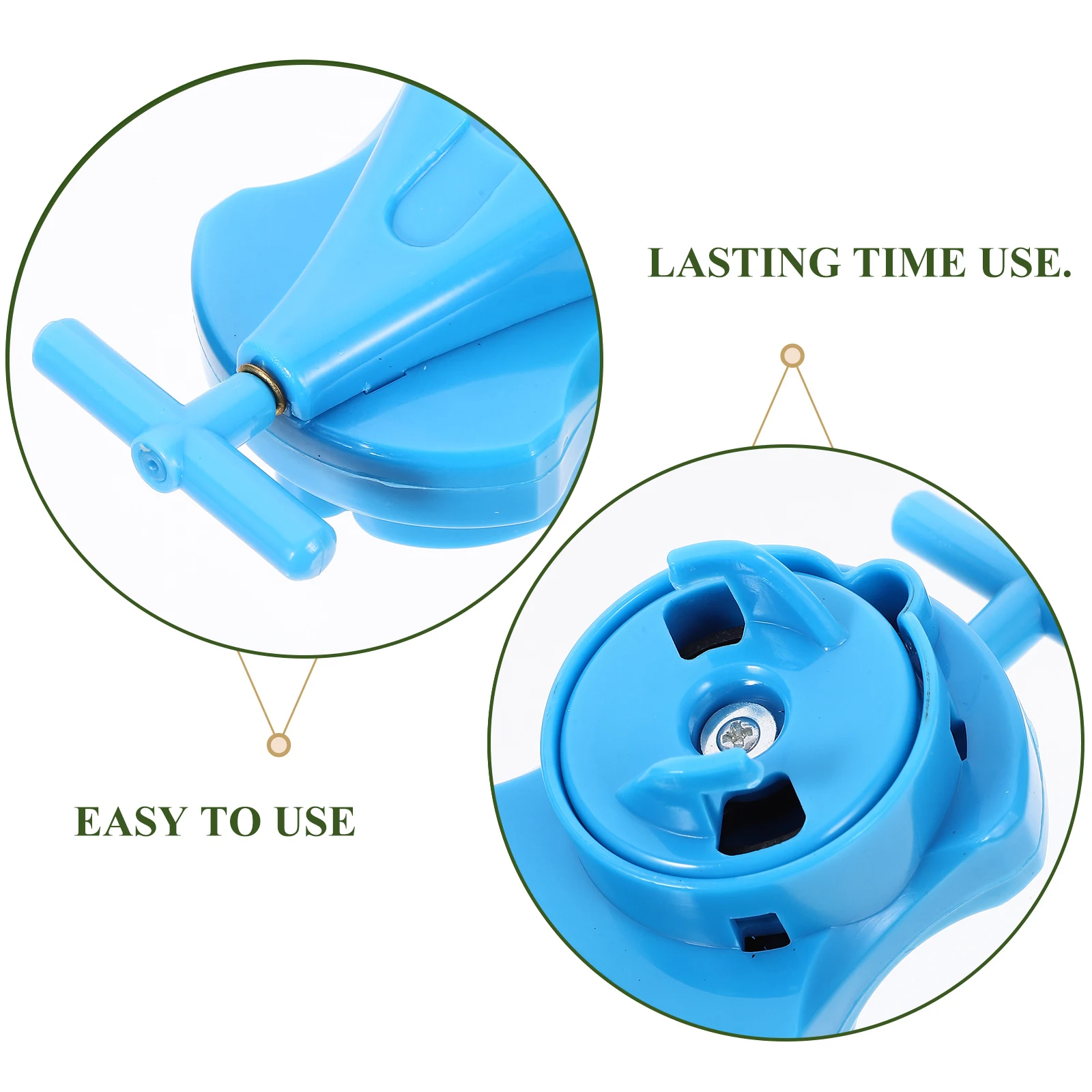 

2 Pcs Gyro Launcher Burst Accessory Educational Toy Spinning Top Tops Accessories Plastic Child