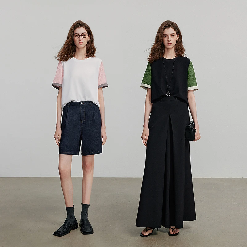TOYOUTH Women Short Sleeve T shirt 2025 Summer New Casual Tops 8521048 image 5