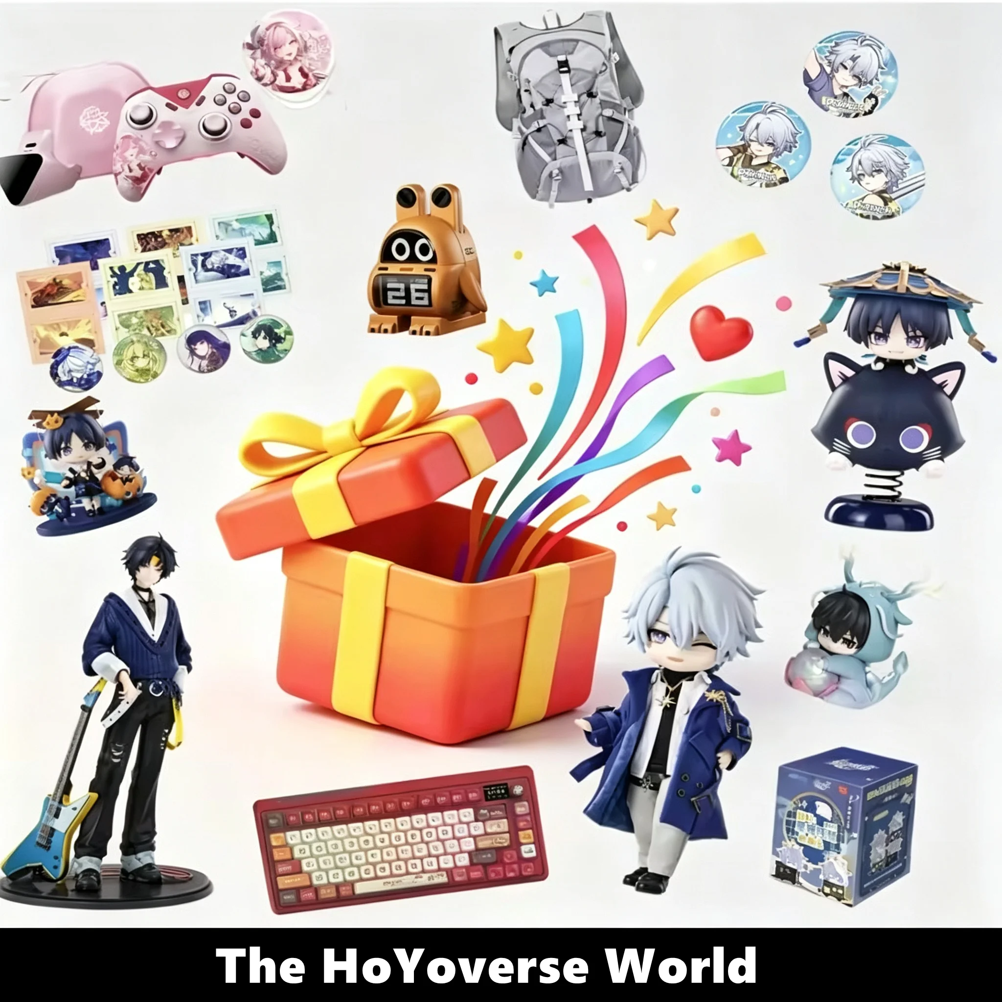 [Original] Anime Official Gift Box Zenless Zone Zero Genshin Impact Honkai Star Rail Tears of Themis Honkai Impact 3RD Lucky ZZZ
