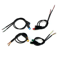 2 3 4 5 6 Pin Electric Bicycle Butt Joint Plug Connector Wiring Line Scooter Brake M8 Cable Signal Connecting Sensor 20CM