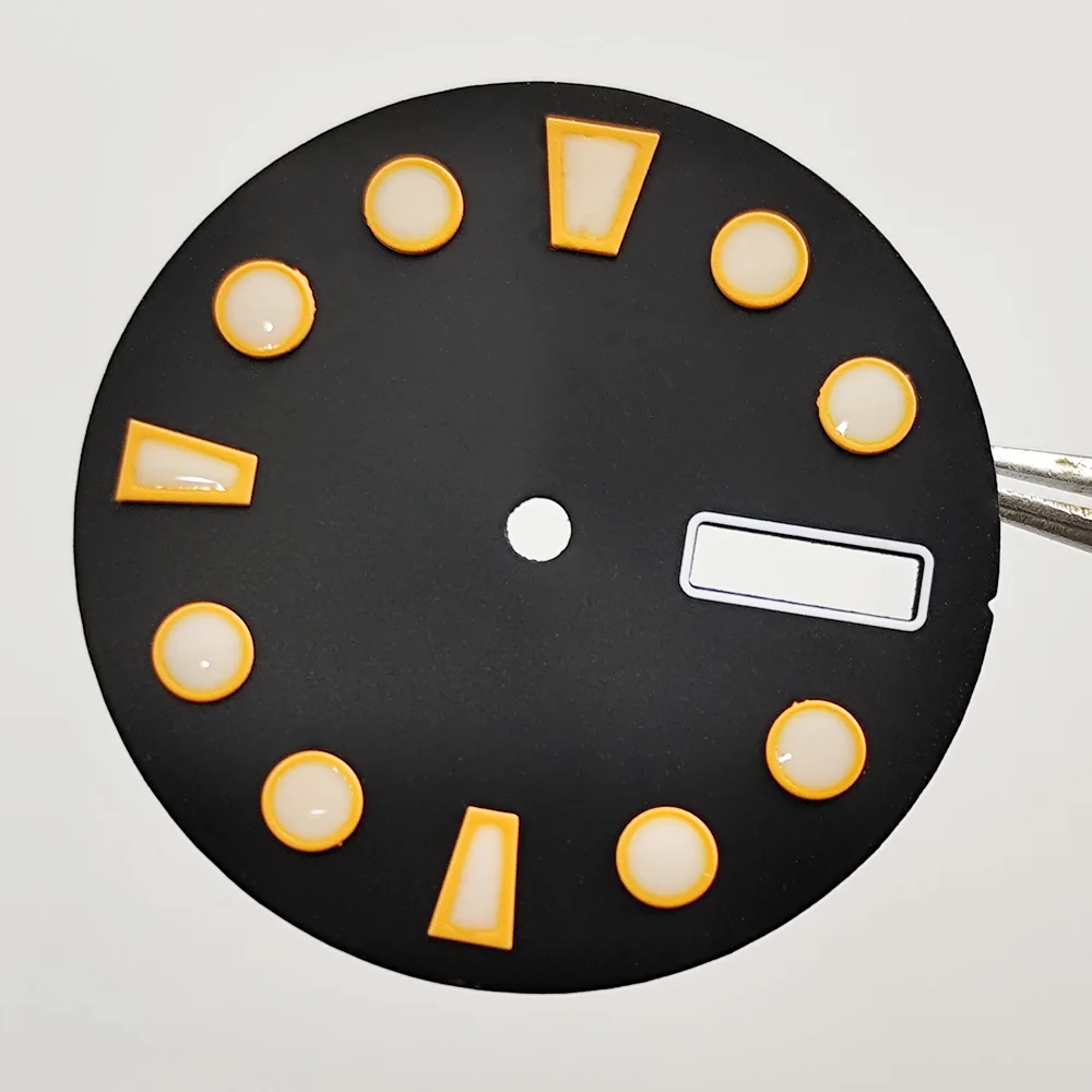 C3デュアルカレンダーダイヤル、nh36ムーブメントに適しています、29mm、時計アクセサリー