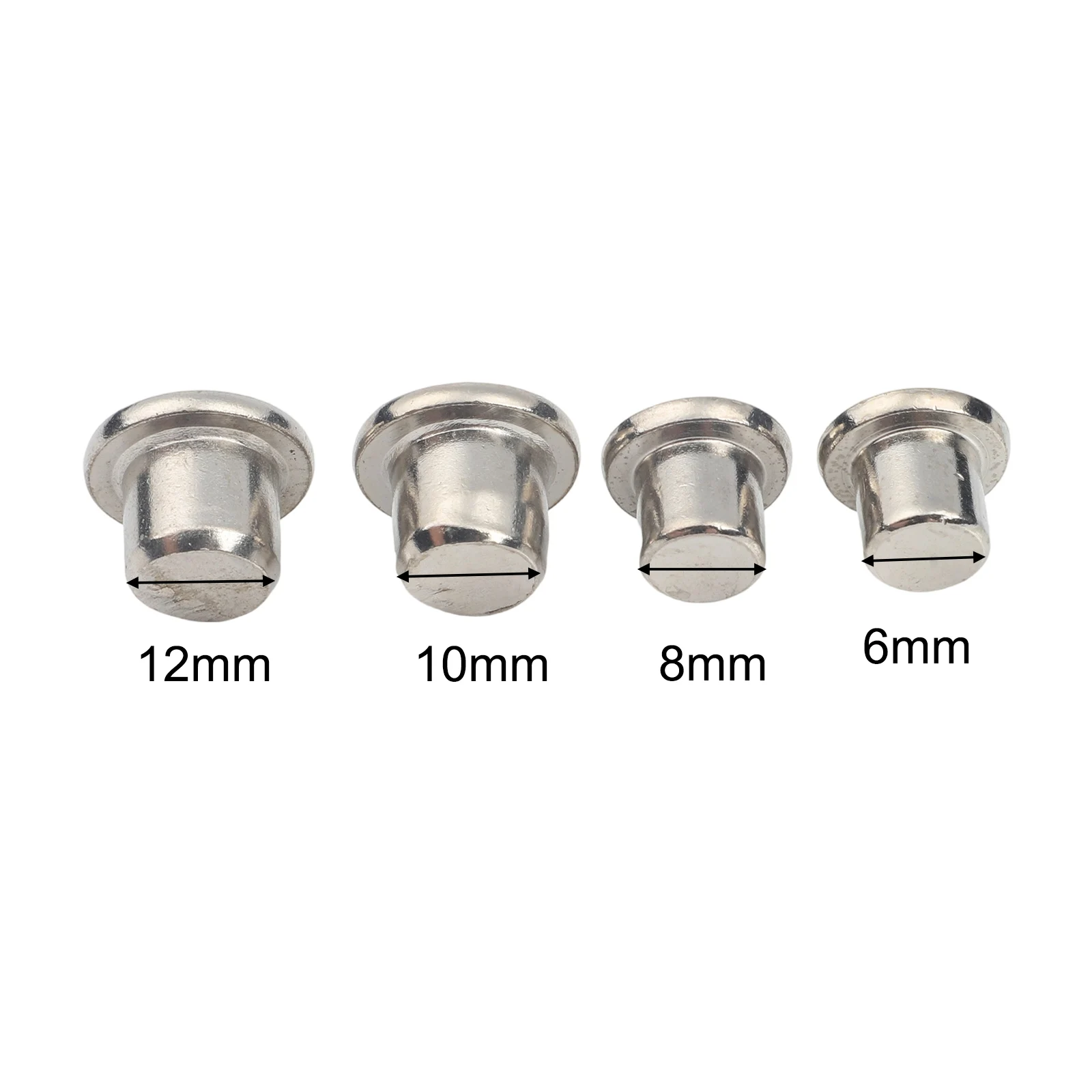 8 Pieces Wood Dowel Centre Point Pin Set 6/8/10/12mm Metal Self-Centering Punch Tool For Furniture Making