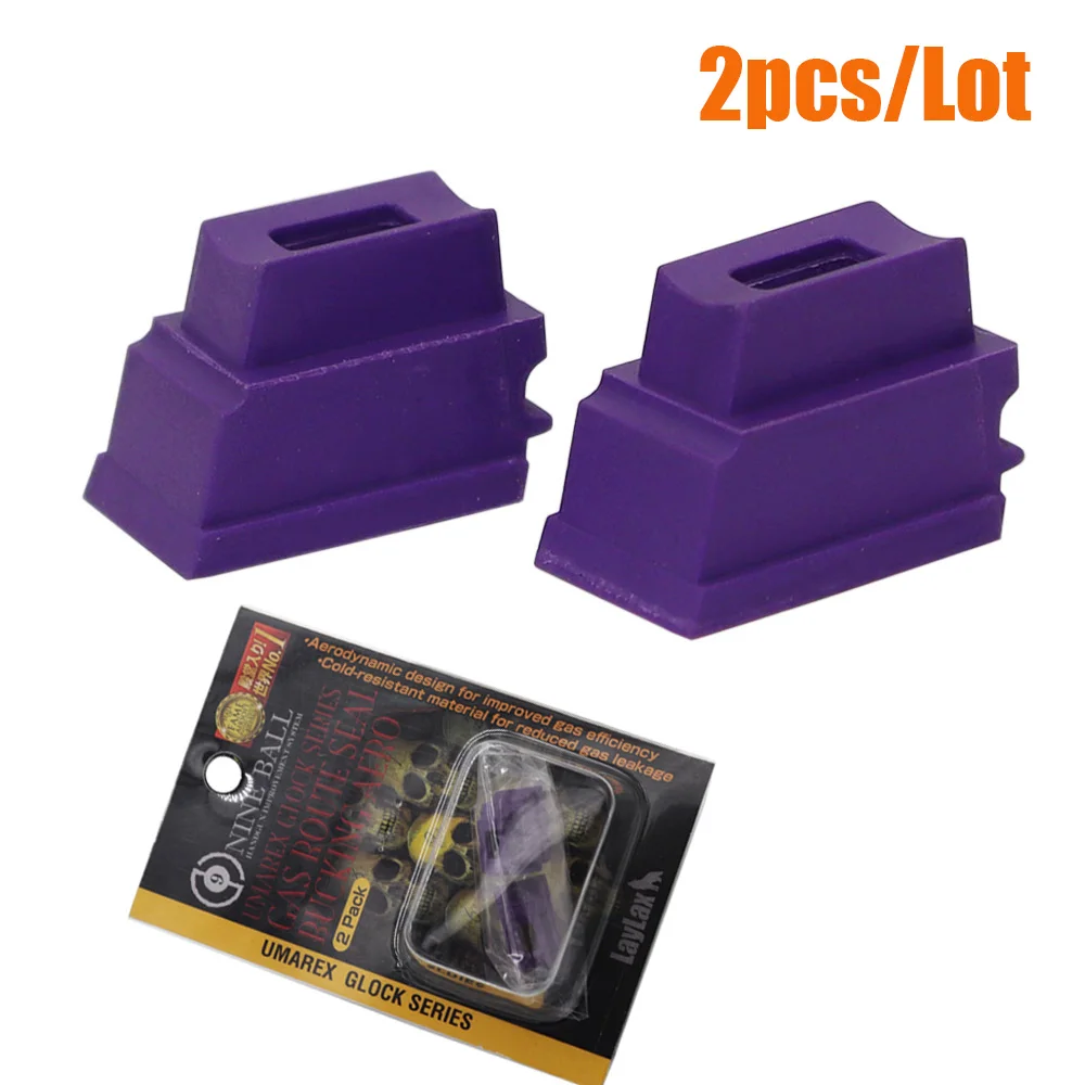 2 piezas/lote de sellos de goma herméticos reforzados para revistas de aire comprimido para UMAREX VFC Glock Series Airsoft GBB