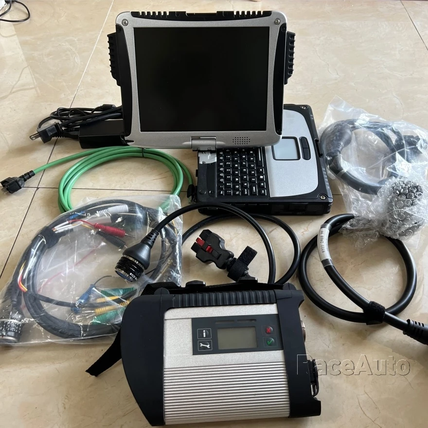 

SD connect c4 with SSD 2023.12 das dts X vediamo for MB star c4 car diagnostic with cf-19 laptop i5 already activated