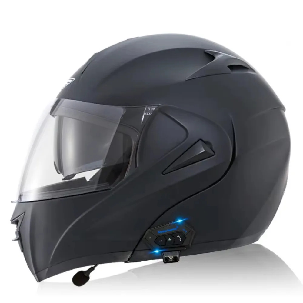 Blue  tooth sub-black transparent mirror  motorcycle safety helmet fullfa helmet motorcycle motorcycle acssories helmet