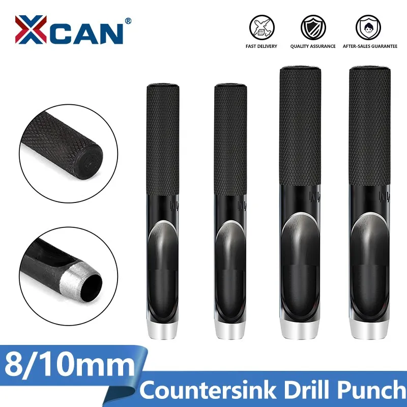 XCAN Bor Bit 8/10Mm Countersink Bor Pukulan Woodworking Penggilingan Pemotong Aksesoris untuk Wajah Kayu Pabrik Alat Pertukangan