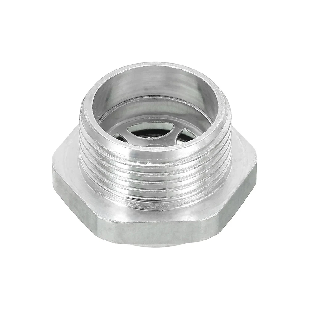 Installation Air Compressor Oil Sight Glass Enhanced Sealing Performance Air Compressor Aluminum Oil Level Gauge