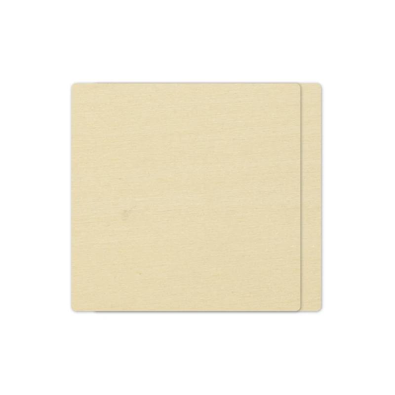 10pcs 7*7cm Small Wooden Board for DAJA DJ6 Laser Engrave Machine,Test Engraving Small Wooden Chips