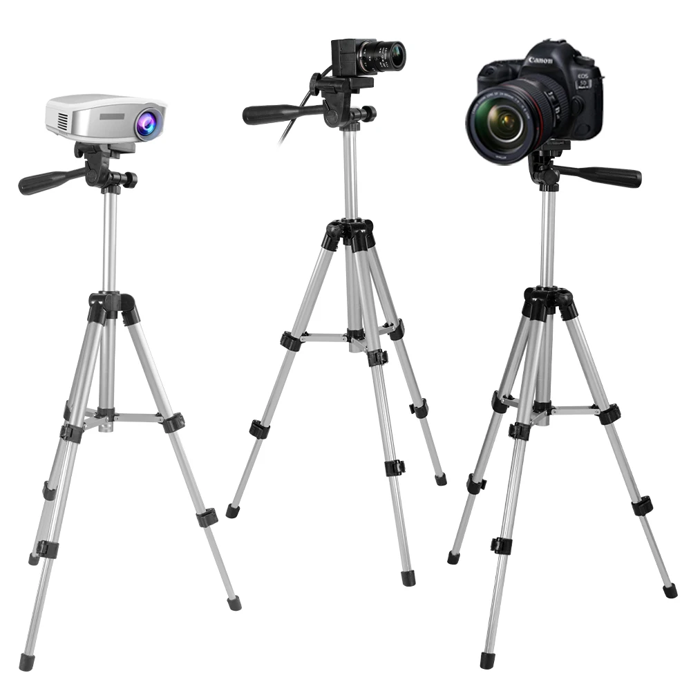 Adjustable Photography Tripod Light Stands Professional Video Recording Camera Holder With 1/4 Screw Head For Photo Studio