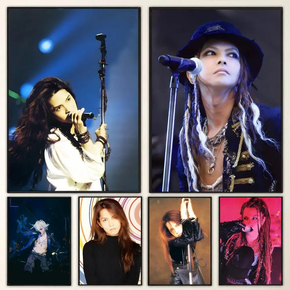 hyde Rock Singer Dark Glamour Live Stage Aesthetic Poster Aesthetic Art Print for Bedroom & Living Room Decor, Unframed