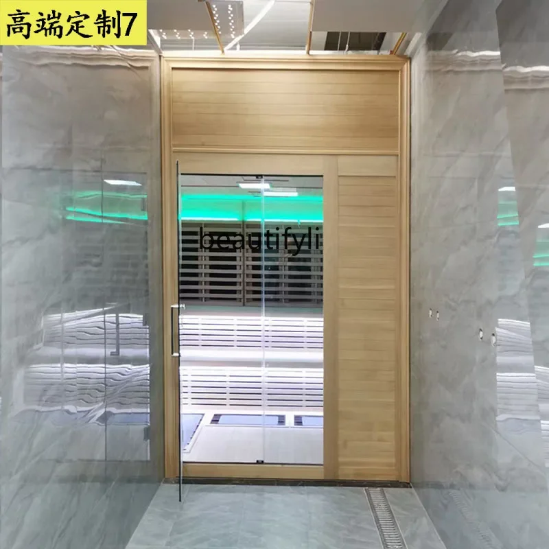 Steam sauna family light wave energy house graphene far infrared bath box