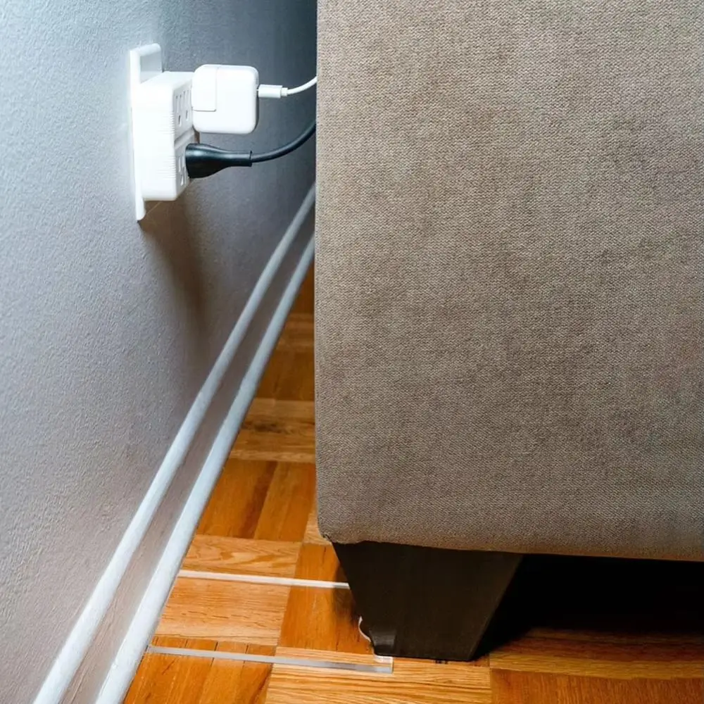 Prevents Sliding Transparent Couch Stopper Adjustable Damage Prevention Wall Spacer Universal Non-Slip Bed Stopper Furniture
