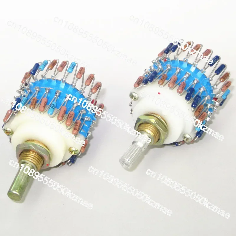 2 Channels Amplifier Volume Potentiometer 10K/50K/100K/250K/500K Dale 23 Step Attenuator for Amplifier Better Than Alps