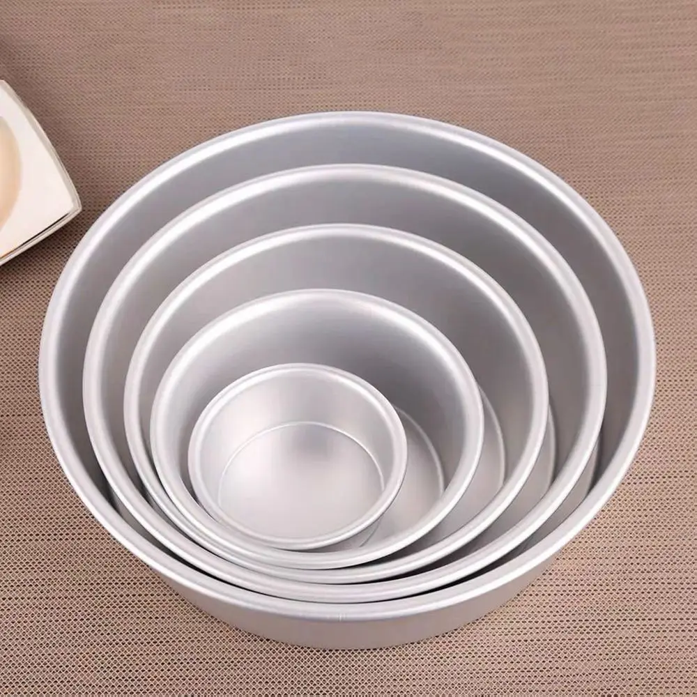 

Temperature Resistant Aluminum Alloy Cake Stamping Dish Pan Nonstick Mousse Cake Baking Mold Cheese Mould Cake Pan Cake Mold