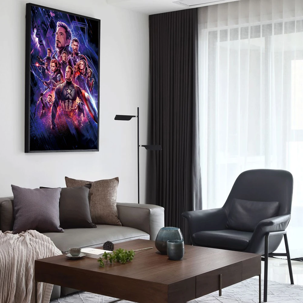 MINISO Marvel Movie Avengers Canvas Poster Superhero Modern Home Wall Art Painting Print Picture Beautiful Room Decor Mural Gift - Image 6