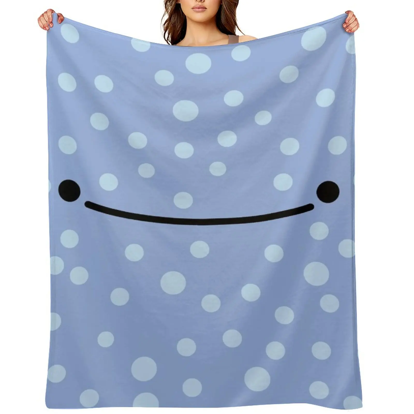 

Jinbei San Cute Whale Face Throw Blanket manga cosplay anime Stuffeds Vintage Blankets