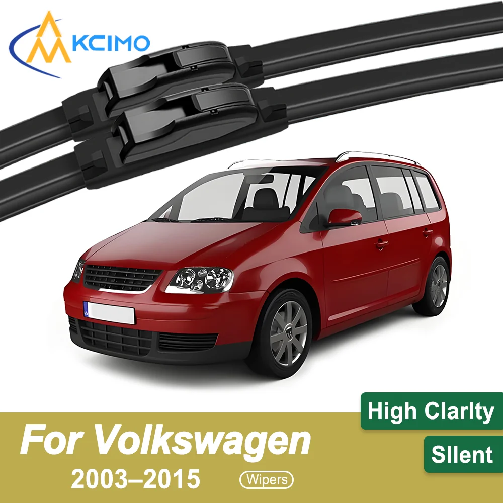 

2-Pack Superior Wiper Blades for Volkswagen Touran 1T 2003–2015 All-Season Durable Quiet Wiping Uninterrupted Visibility