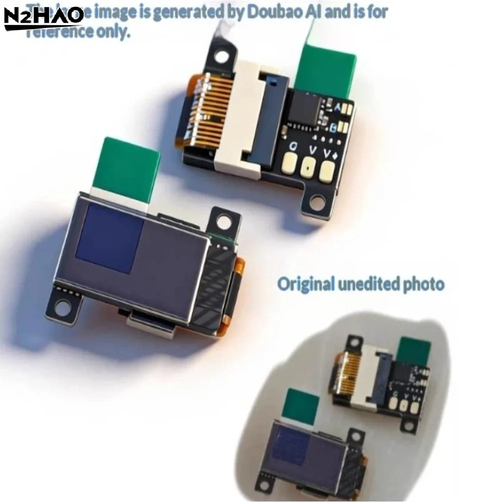 Digital 0.5 Inch OLED Voltmeter 0-30V Small Panel Meter 2 Wire Three Wire Versatile Voltage Display for Lab Equipment Use