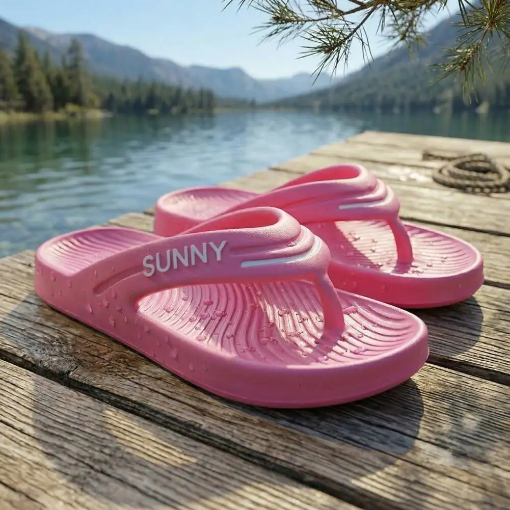 

Ladies' Geometric Line Slippers EVA Anti slip Home Shoes Summer Edition Soft and Comfortable High Quality