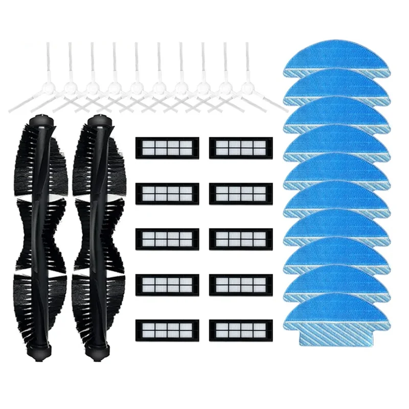 -ABPO для робота-пылесоса EVERYBOT 3I, запасные аксессуары, основная боковая щетка, фильтр Hepa, швабра, тканевая салфетка