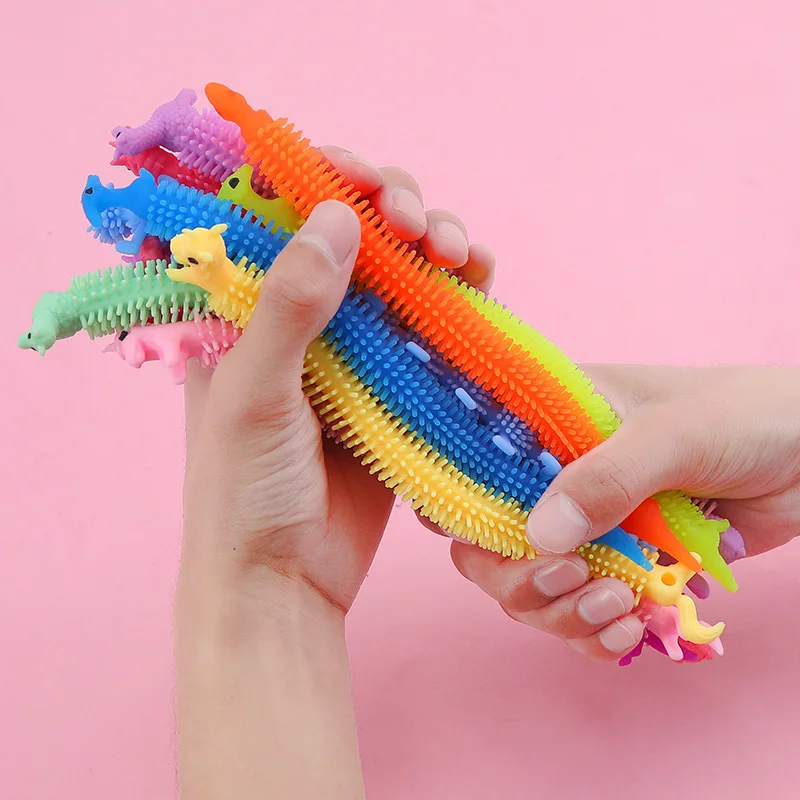 10pcs/bag Dinosaur Unicorn Stretchy String Bracelet Fidget Toys for Kids Birthday Party Favors Christmas Gifts Goodie Bag Filler