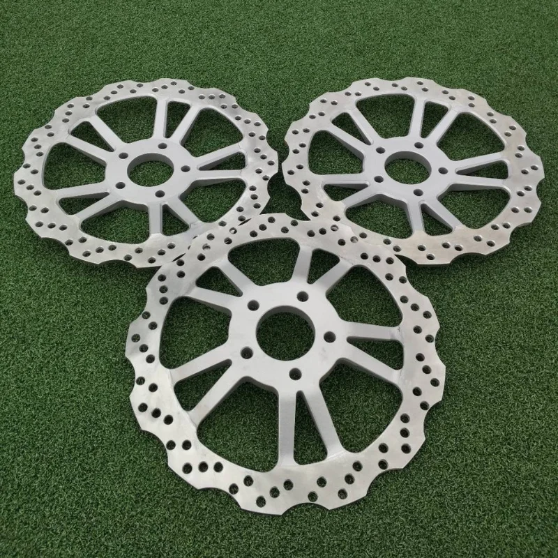 STLF مخصصة قطع غيار الدراجات النارية دراجة نارية تعديل أجزاء CNC القرص مكبح قرصي قرص فرامل أمامي #3