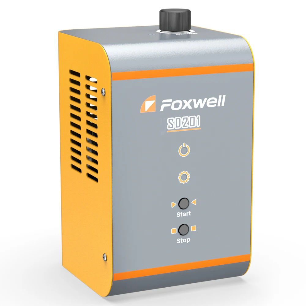 FOXWELL SD201 12V Kfz-Rauchlecksucher mit integriertem Luftkompressor, EVAP-Vakuum-Abgas-Kraftstoffrohr-Öl-Gas-Leckortungsgerät, Auto-Diagnosegerät