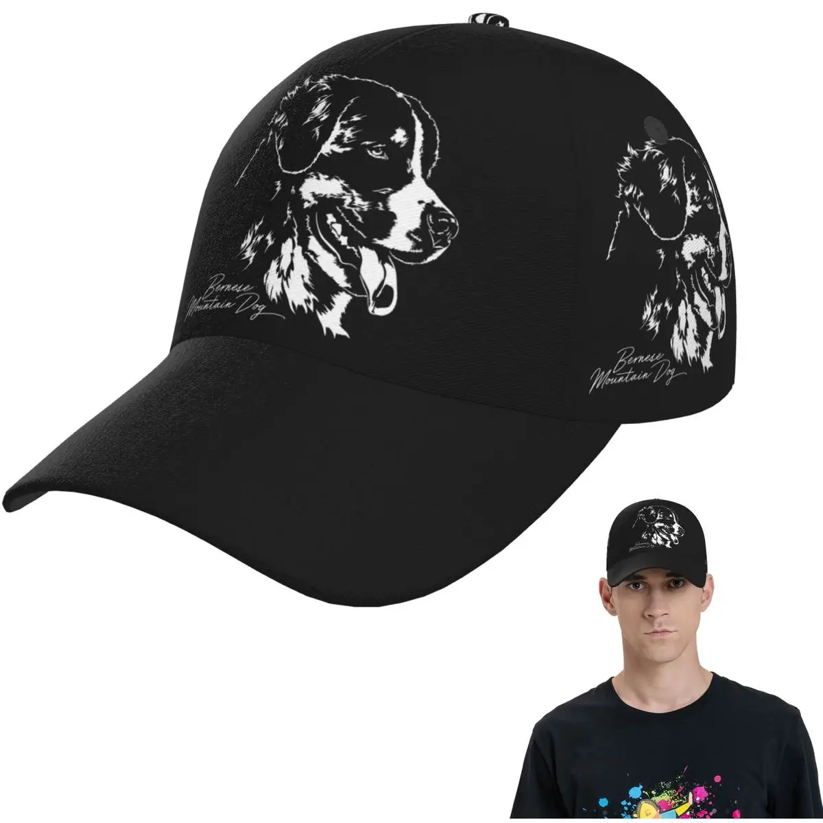 

Kopie Von Бернский зенненхунд, сетчатые бейсболки, модные бейсболки Snapback, дышащие повседневные бейсболки, уличные унисекс