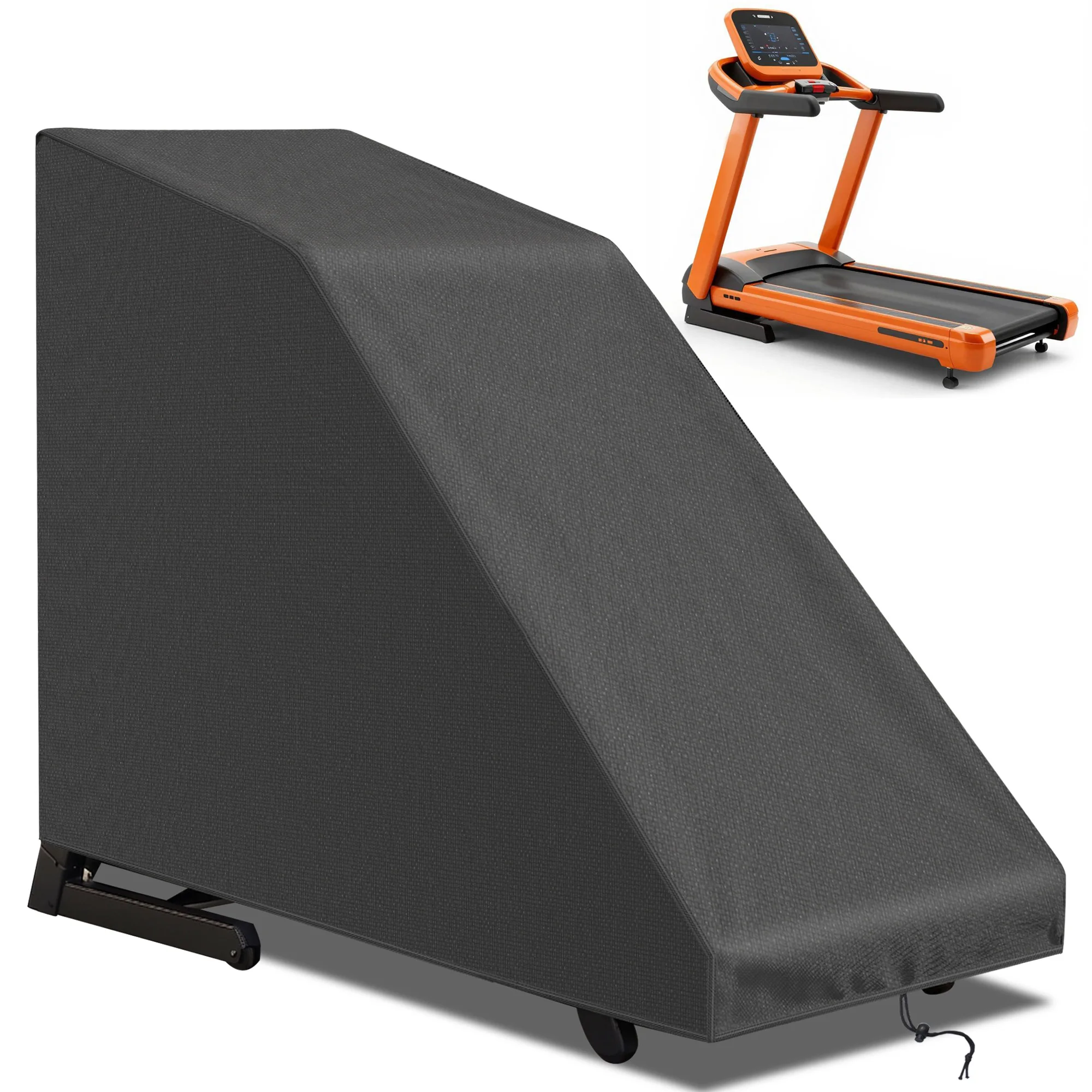 1PC Treadmill Cover, Running Machine Cover, Oxford Cloth  Exercise Equipment Protect with Drawstring and Storage Bag