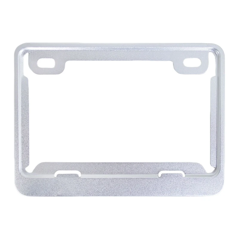 Motorcycle License Plate Frames Universal Aluminum Alloy License Plate Holder Solid/Hollow Style License Plate Holders Frame
