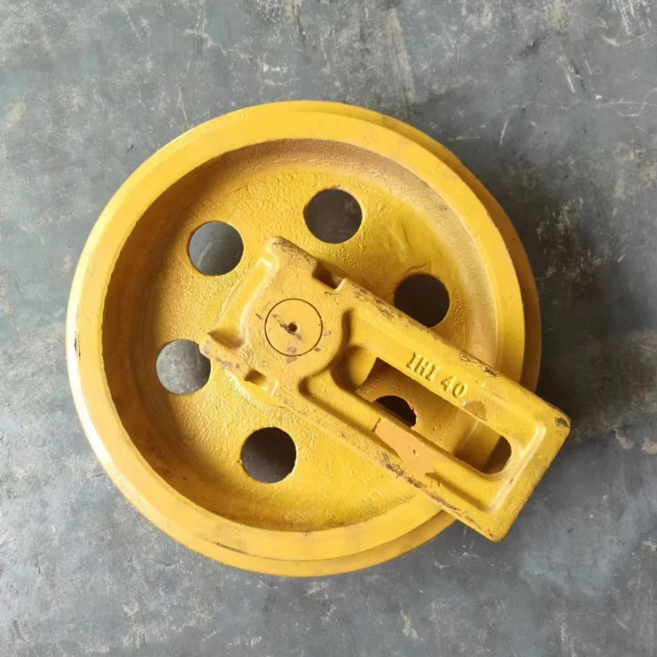 D6C D61EX D6K Bulldozer Chassis Parts Front Idler,   Spare Parts, 