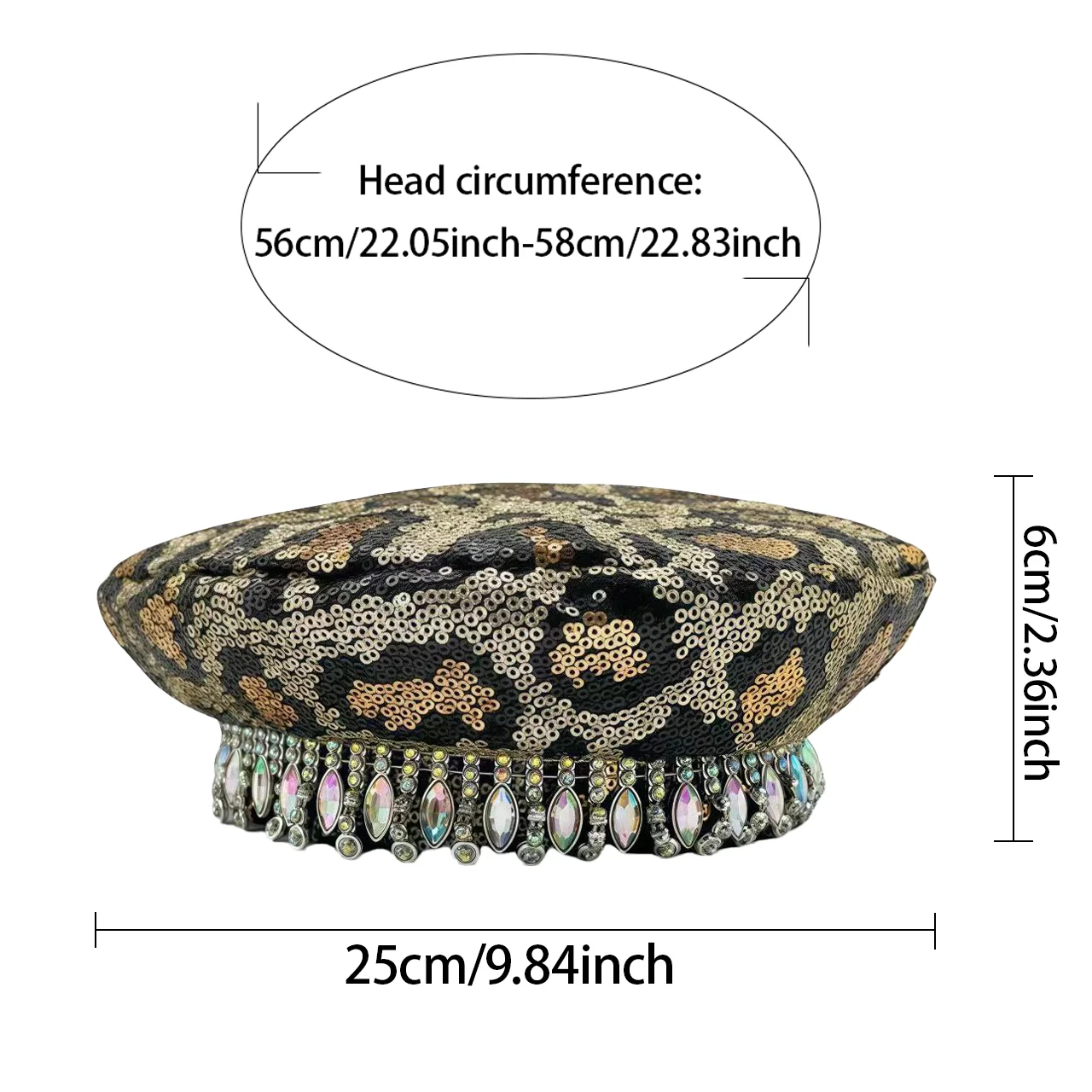 

Steampunk Captain Hat Rhinestone for Burning Man Festival Woman, Music Festival, Halloween, Rave Accessories ＆ Party Caps