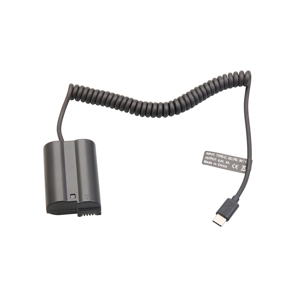 Typ-C PD Dummy-Akku-Kit für Fujifilm Canon Nikon Sony Panasonic, 9V Powerbank zu 7,4-8,4V für Akkuanzeige – Detail 22