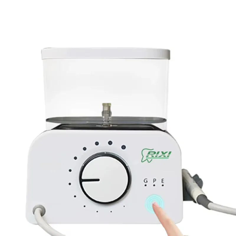 Portable LED dental ultrasonic piezoelectric scaling machine with integrated water supply and motor power supply