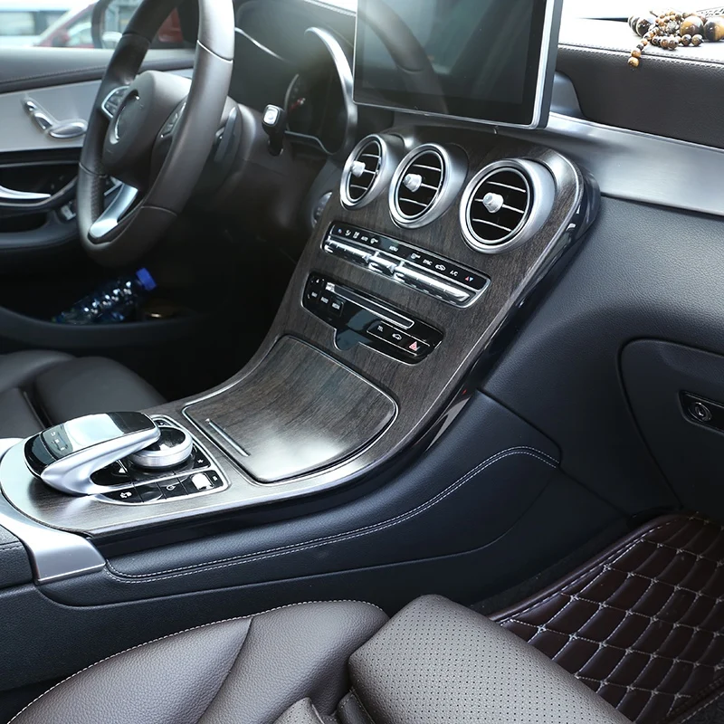 

MBX-tCar ABS Center Console Panel Decoration Cover Trim for Mercedes Benz C Class W205 GLC