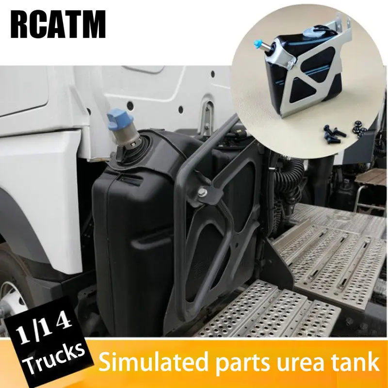 

Simulated Decorative Urea Tank for 1/14 Tamiya RC Truck Trailer Tipper Scania 770S R620 Benz Actros 3363 MAN Volvo DIY Parts