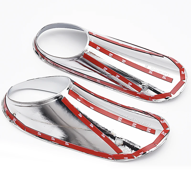For HONDA Accord 8th 2008 2009 2010 2011 2012 Front Fog light Lamp Cover Trim Foglight Lamp Shade Frame Decoration Bumper Chrome