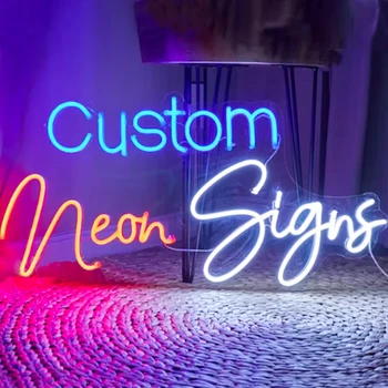 CUSTOM Neon LED ป้ายบุคลิกภาพ Room Art ตกแต่งสําหรับธุรกิจงานแต่งงานเทศกาลบาร์ส่วนตัว CUSTOM Neon Shop Decor