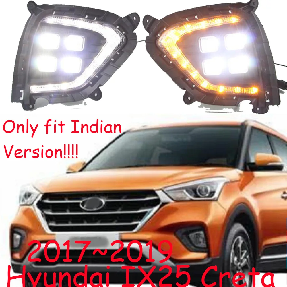 

Indian version!Creta IX25 daytime light;2017~2019,Encino,Free ship!LED,IX25 fog light,car accessories,IX25 headlight