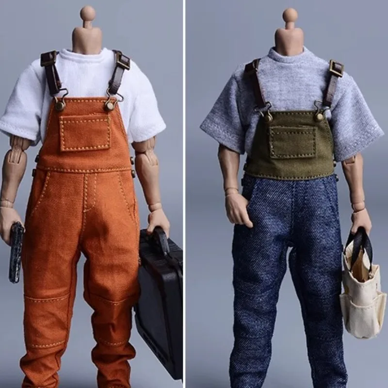 

В наличии Модный комбинезон-солдат в масштабе 1/12, модель одежды с цветными блоками для 6-дюймовых фигурок, украшение для тела