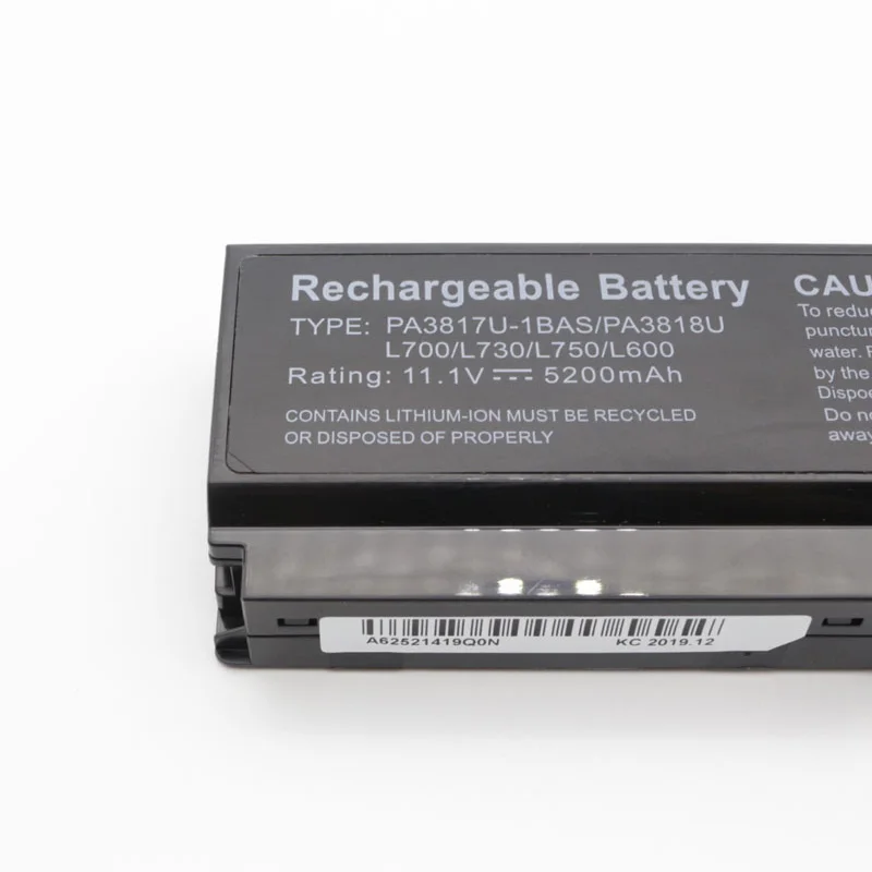 JCLJF Laptop battery For TOSHIBA Satellite L655 L700 L730 L735 L740 L745 L750 L755 PA3817U-1BRS PA3817 PA3817U