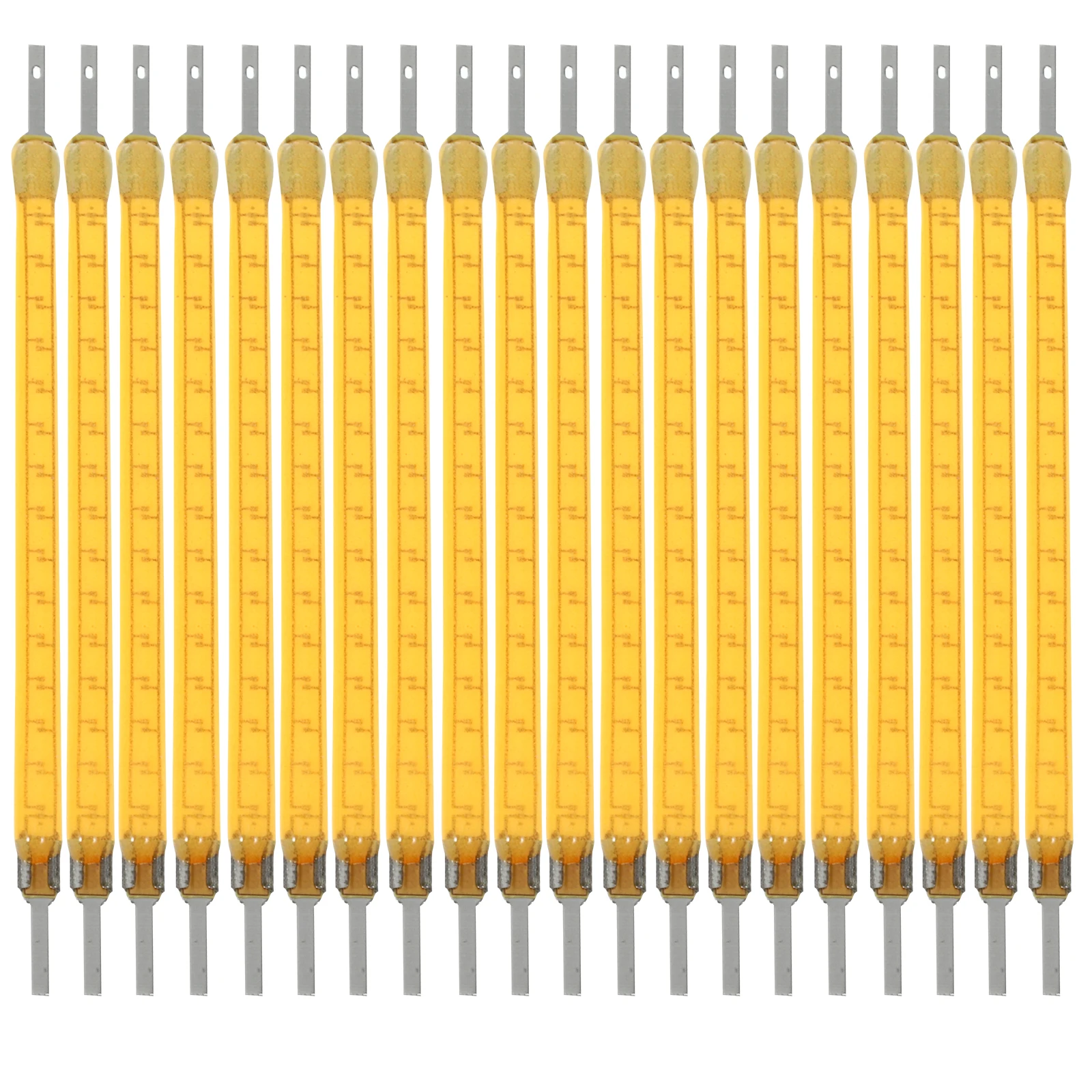 

20pcs LED Filament 3V 40mm 100mA Warm Light Flexible Lamp Parts Bulb Accessories Yellow Powder Repair Lighting