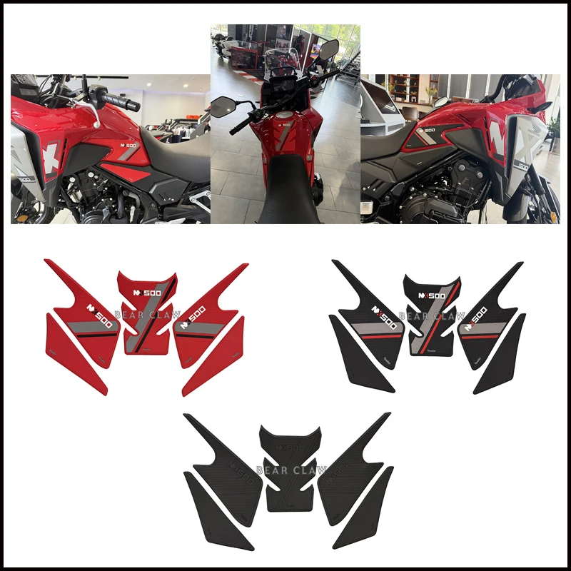 ホンダnx500用タンクパッドプロテクターステッカーデカールガスニーグリップタンクトラクションパッドサイド新モデル2026