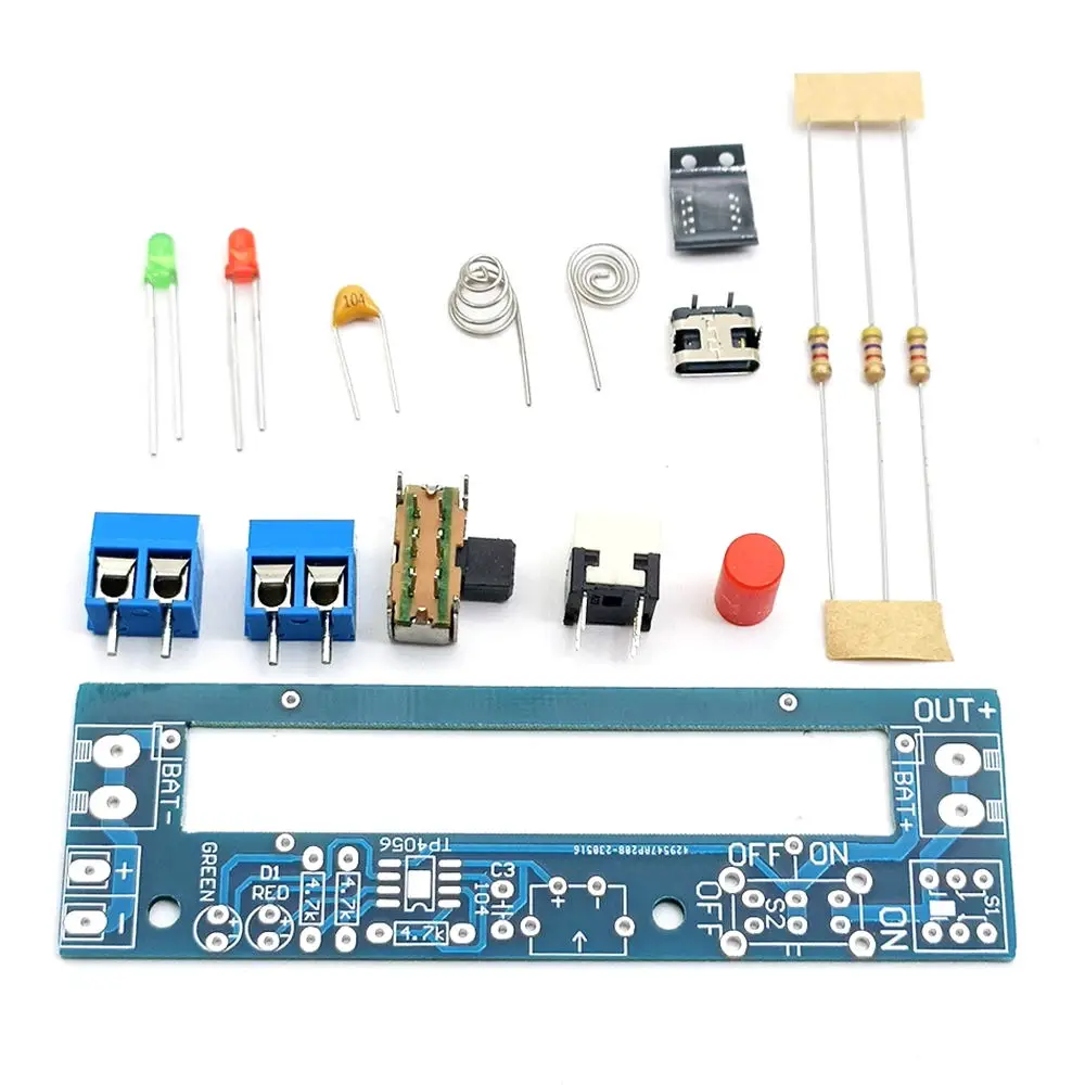 18650 Lithium Battery Charging Module DC3.7V Lithium Battery Module Charging Treasure USB Charger DIY Kit Type-C Interface