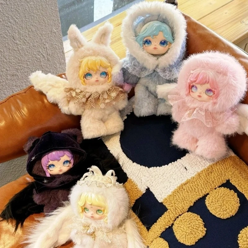 

Dumia Snow Trace Secret Language Series Plush Vinyl Blind Box Trend Toy Joint Movable Doll Mystery Box Kawaii Girl Surprise Gift