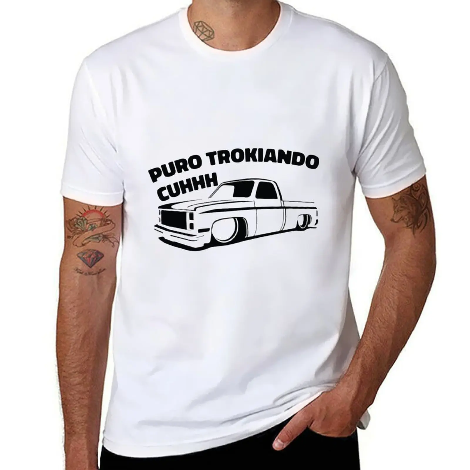 

Puro Trokiando T-Shirt t shirt man plain men t shirt cotton 100% T-Shirt