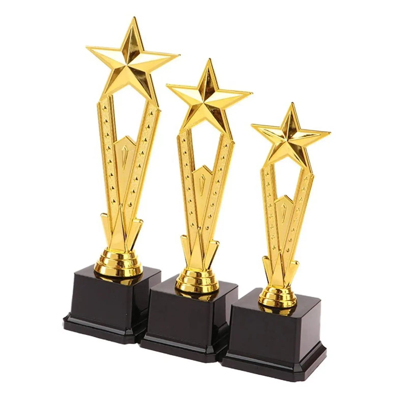 Star Trophy Award Golden Decor Props Award Trophies for Football Celebrations Competitions Sports Championships Spelling Bee view 6