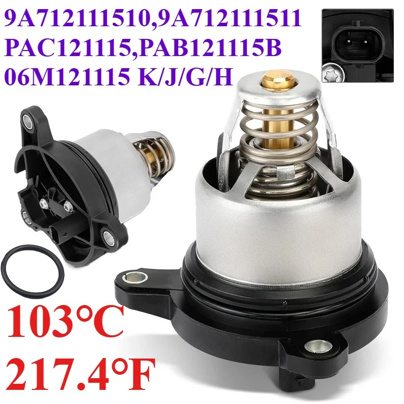 

Coolant Thermostat For Audi PORSCHE 9A712111510 9A712111511 06M121115K 06M121115J 06M121115H 06M121115G PAC121115 PAB121115B