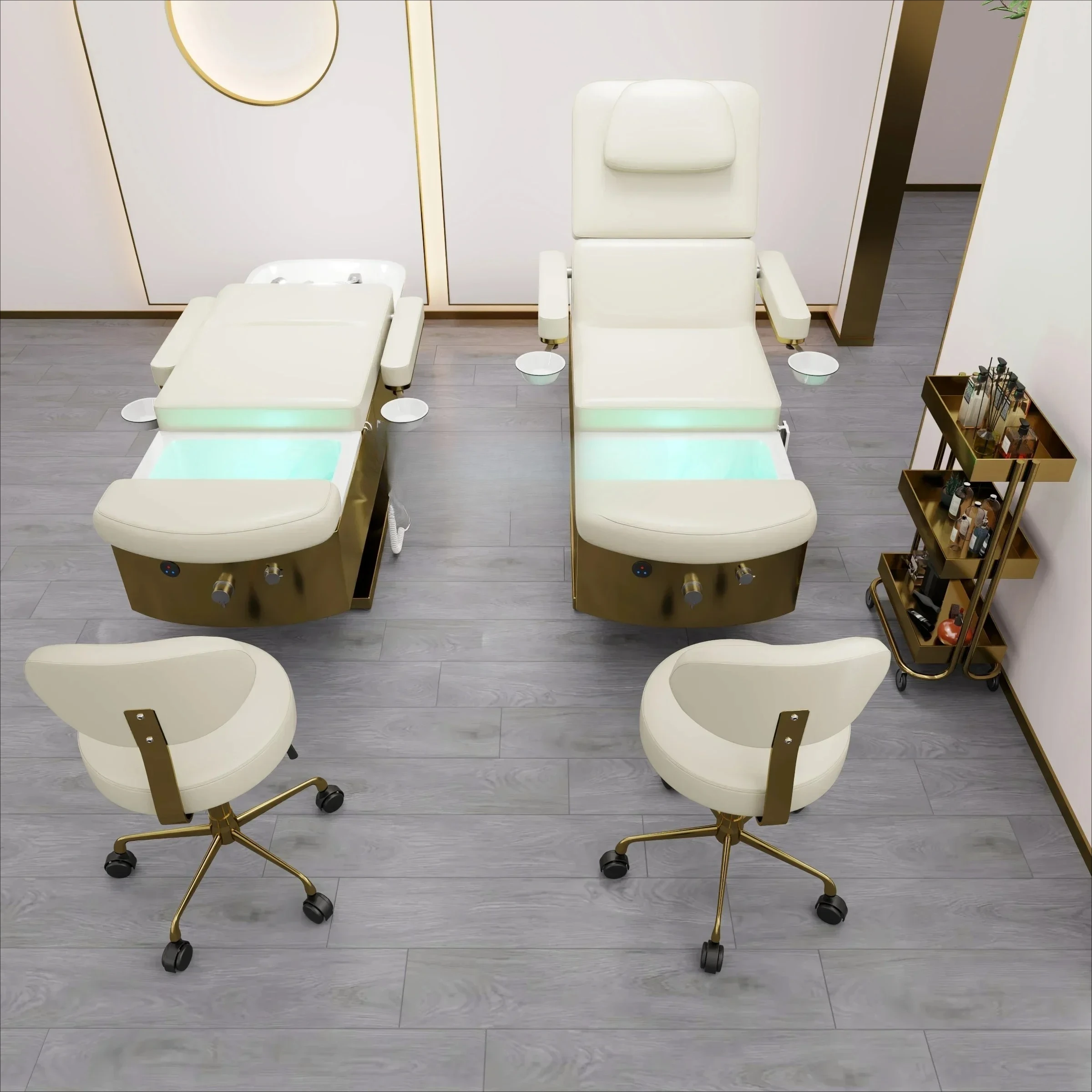 

Nail Beauty Eyelash Beauty Bed Beauty Salon Shampoo Chair Foot Massage Flushing Bed